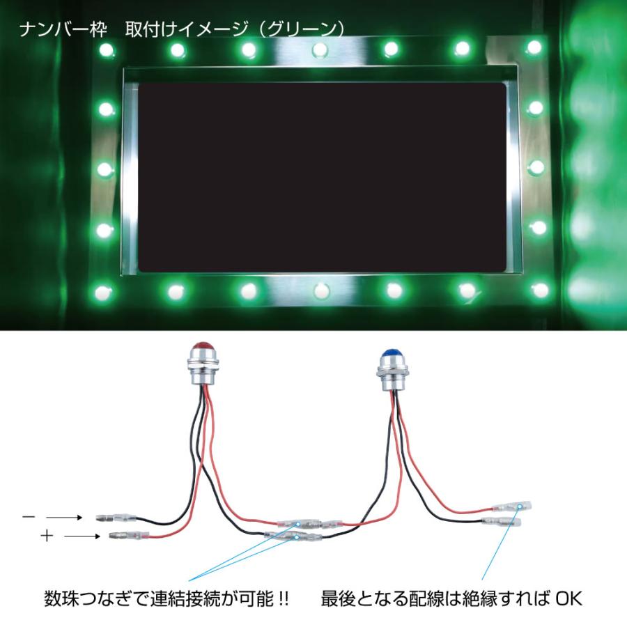 ジェットイノウエ トラック用 LED パイロットランプ 24V (オレンジ/橙