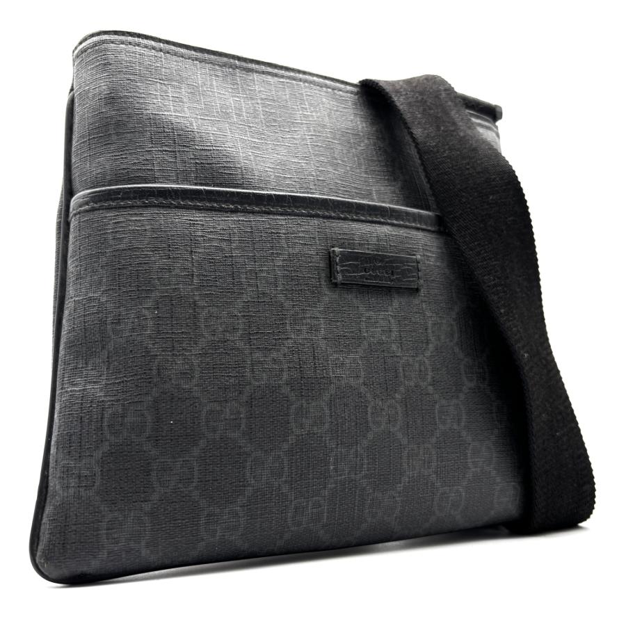 GUCCI グッチ ショルダーバッグ サコッシュ GGスプリーム PVC レザー