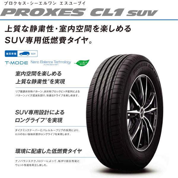 PROXES 25年製 225/60R18 100H 4本セット プロクセス CL1 SUV トーヨー