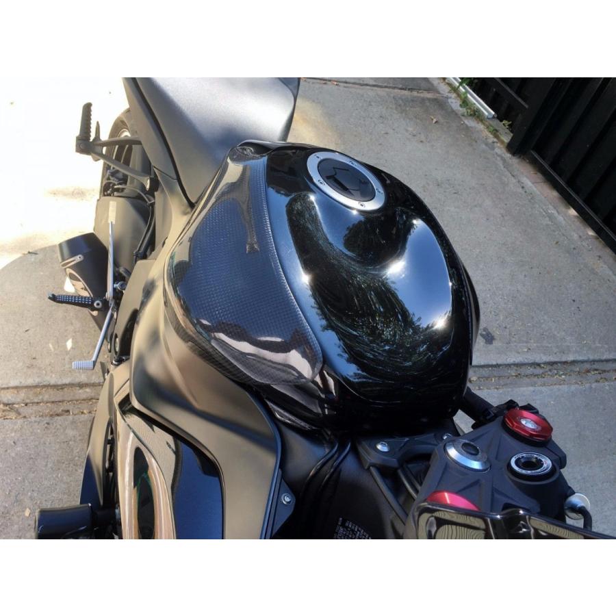 Kawasaki ZX-6R 13-18年 カーボンタンクスライダープロテクター : 輸入