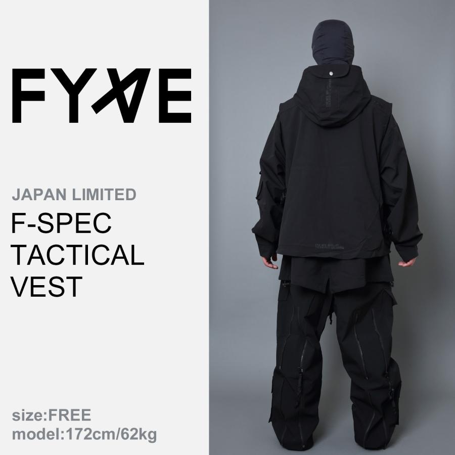 FYVE スノーボードウェア F-SPEC TACTICAL VEST(BLACK) フリーサイズ