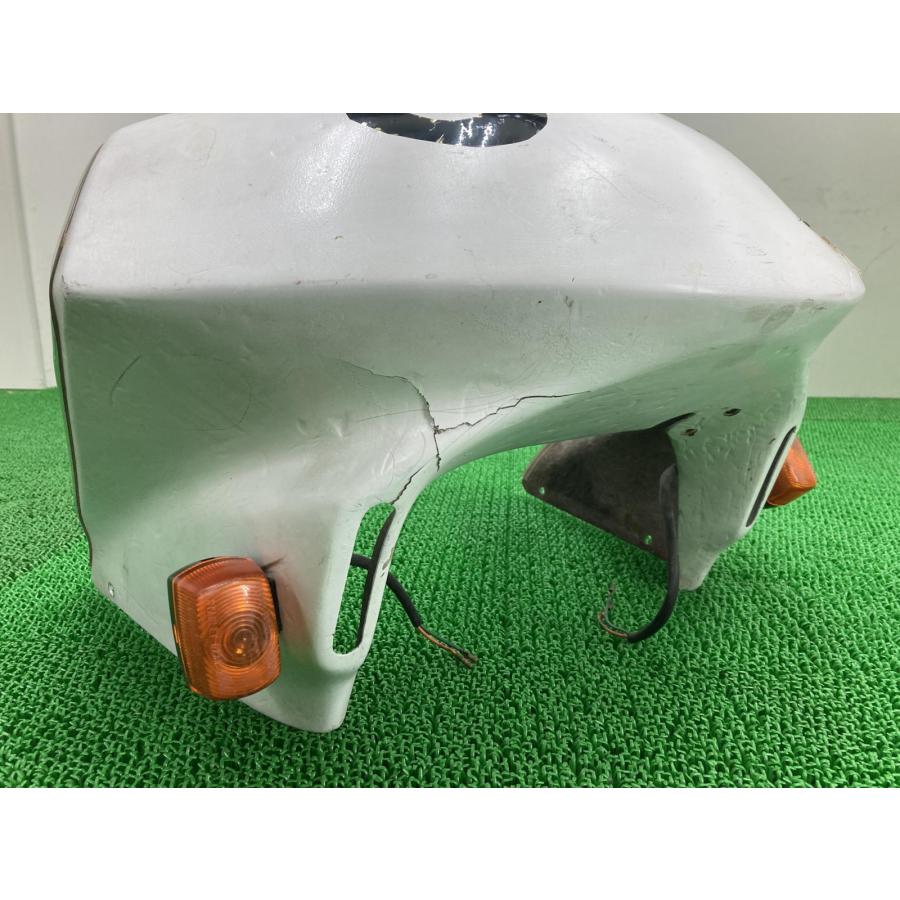 HEARDY製NS-1 アッパーカウル 社外 中古 バイク 部品 AC12 FRP 片目