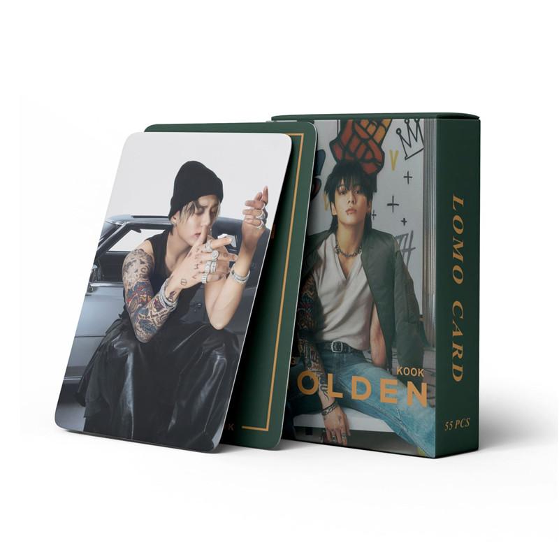 Jung Kookグッズ グク GOLDEN フォト カード 55枚 セット トレカ