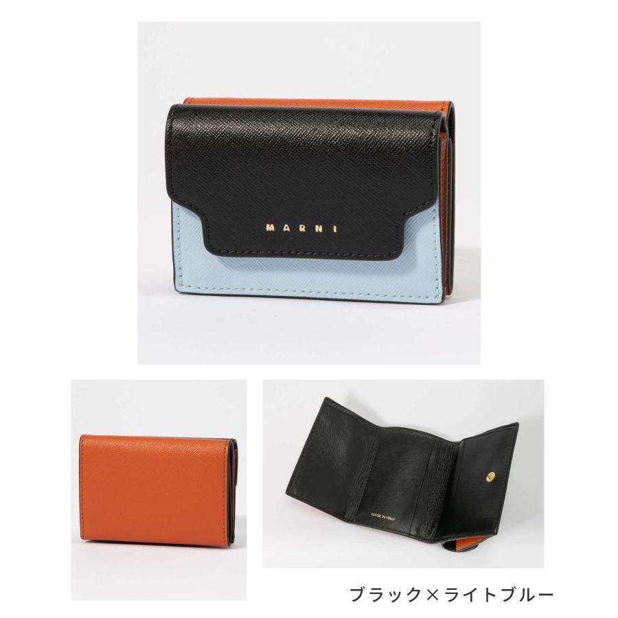 MARNI（マルニ） 三つ折り財布 PFMOW02U23 LV520 レディース 財布 折