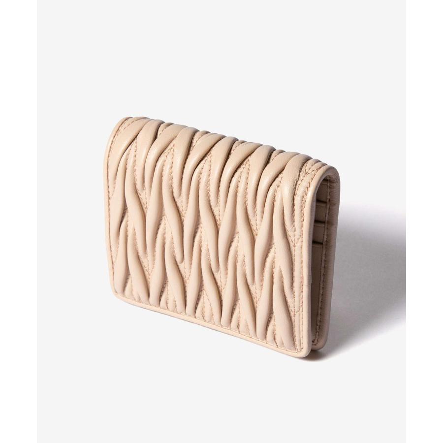 miu miu（ミュウミュウ） MIU MIU MATELASSE マテラッセ BIFOLD WALLET