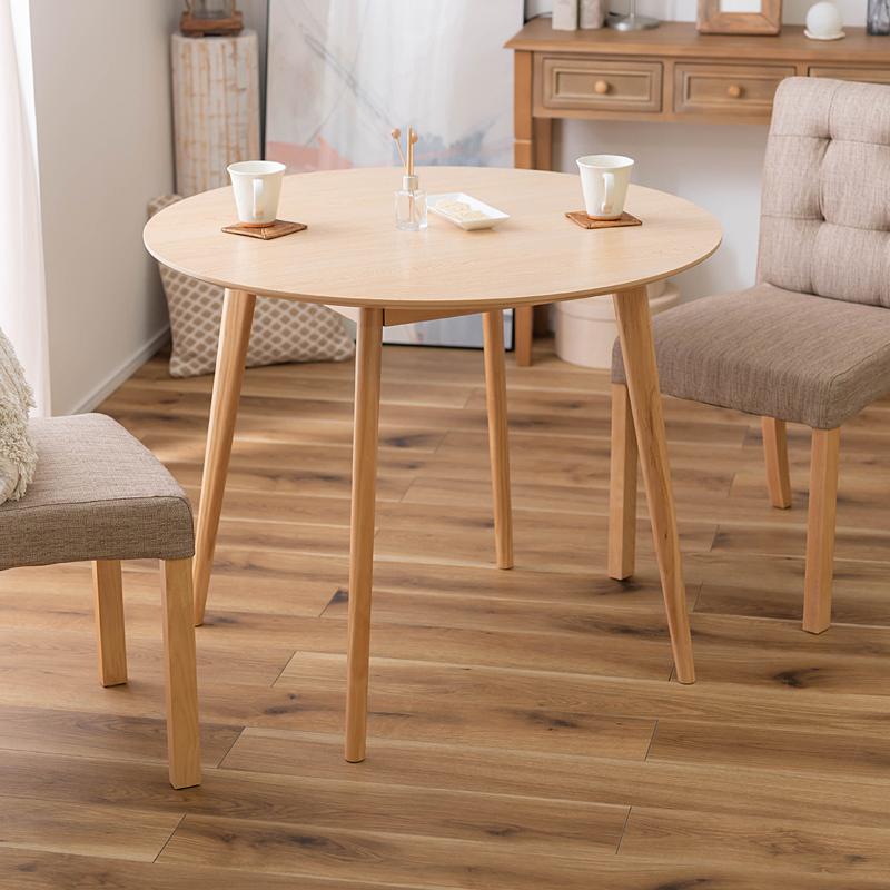 東谷 テーブル ダイニングテーブル 円形 丸型 2人用 二人掛け 直径 90