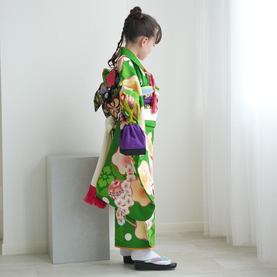レンタル 七五三 着物 7歳 セット 芸艸堂 UNSODO 古典柄 レトロ
