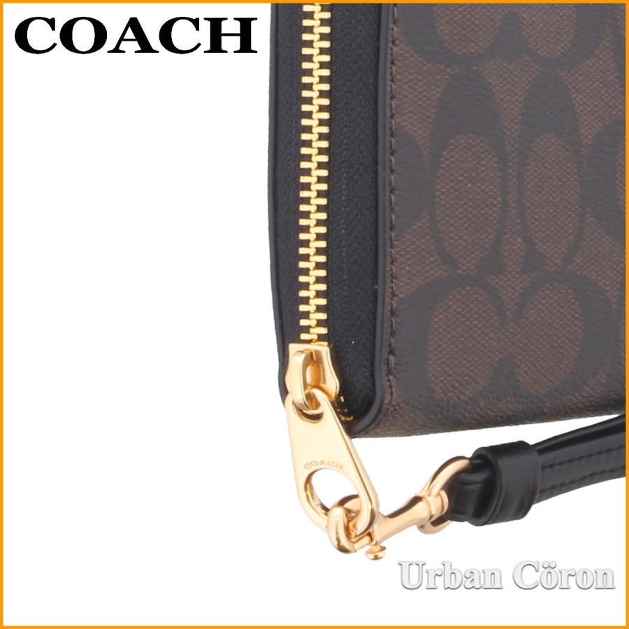 COACH（コーチ） 財布 長財布 COACH C4452 ブラウン×ブラック