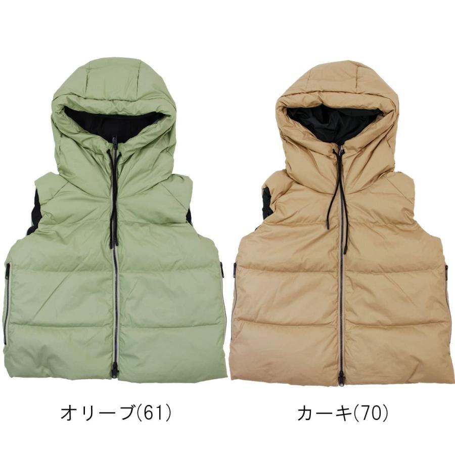 Johnbull（ジョンブル） レディース ダウンベスト フード ラグラン