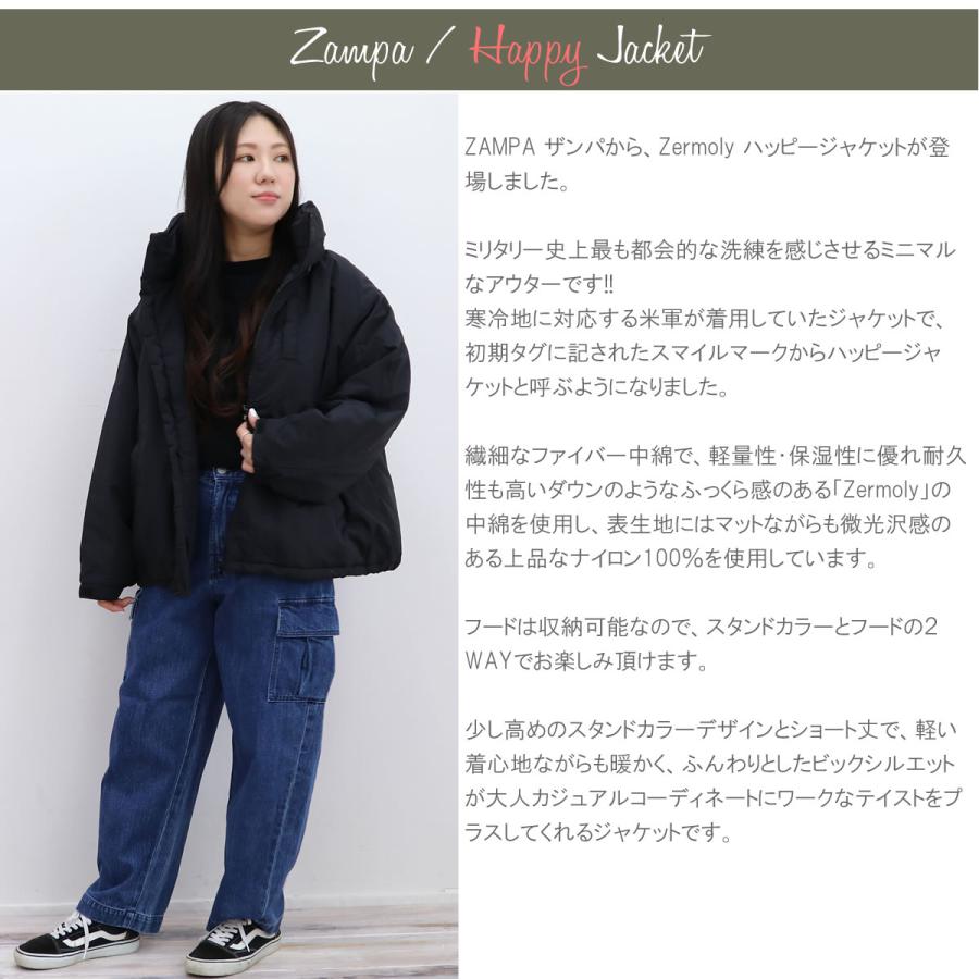 ZAMPA（ザンパ） ジャケット アウター レディース ナイロン ハッピー