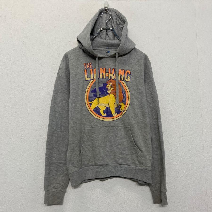 The LION KING プリント スウェット パーカー XXS グレー ライオン