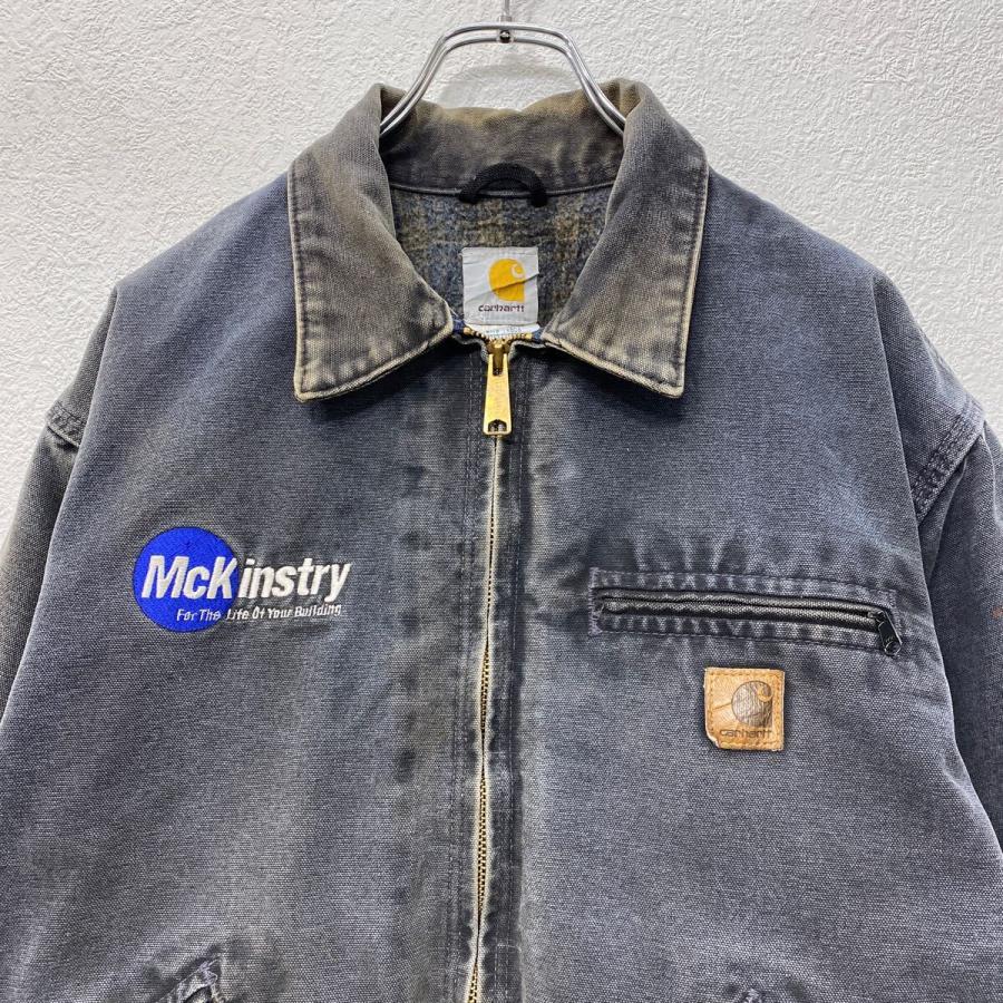 Carhartt デトロイトジャケット L フェードブラック カーハート ダック