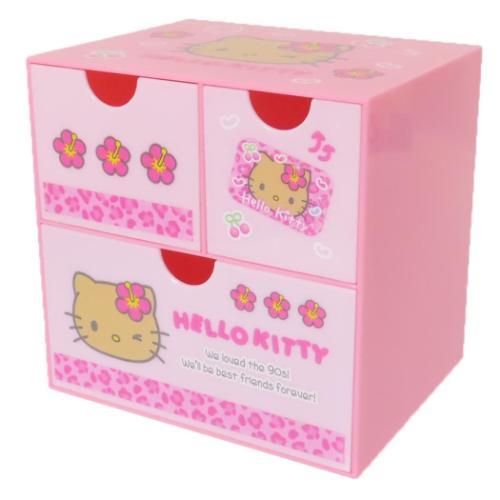卓上収納 キャラチェスト ハローキティ ピンク ケイカンパニー