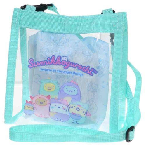 すみっコぐらし 巾着付きクリアショルダー ショルダーバッグ