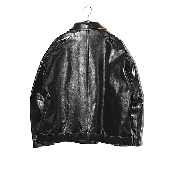 未使用品 2025AW ANCELLM アンセルム H.L ZIP UP JACKET 馬革 ホース