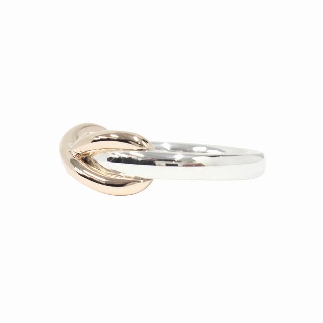 新品仕上げ済 新同 極美品 ティファニー TIFFANY & CO. SV925/K18PG