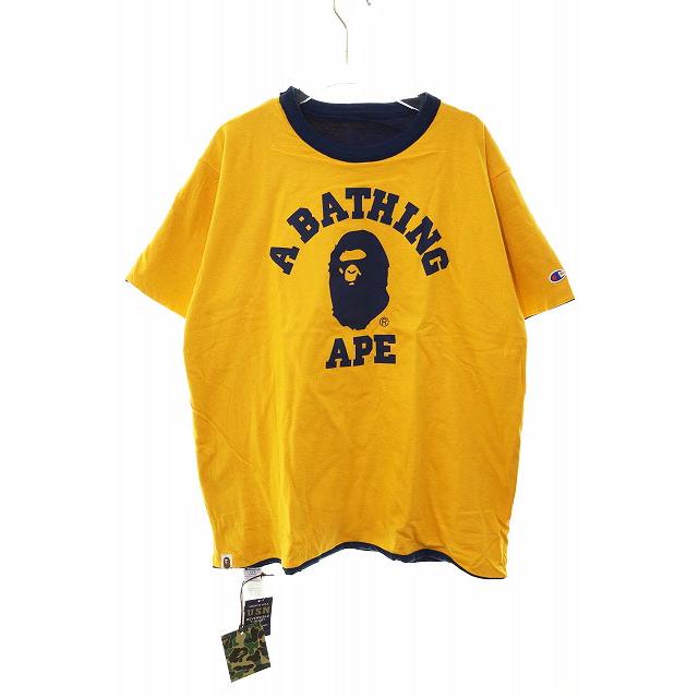 A BATHING APE（アベイシングエイプ） × CHAMPION REVERSIBLE BIG HEAD