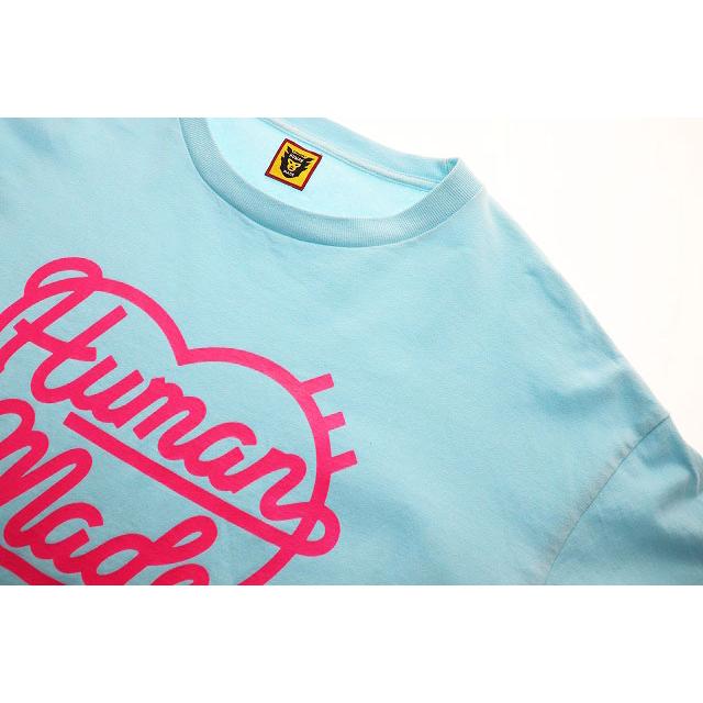 ヒューマンメイド HUMAN MADE 23AW HEART L/S T-SHIRT LIGHTBLUE SIZE