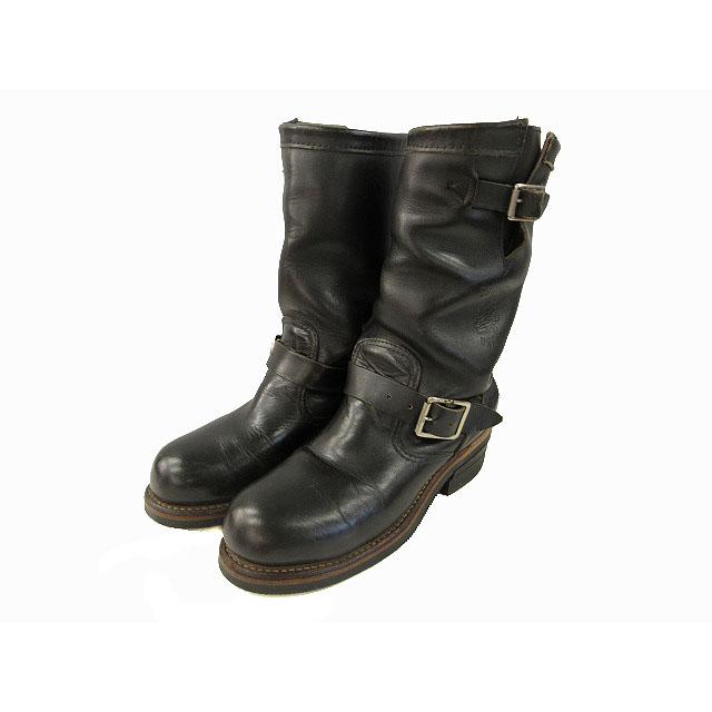 チペワ CHIPPEWA 90s 黒タグ PT91 エンジニアブーツ レザー ブラック