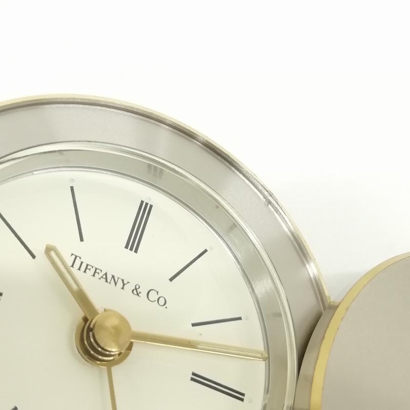 ティファニー TIFFANY & CO. テーブルクロック 置時計 シルバー