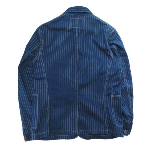 ダブルアールエル RRL ラルフローレン WABASH STRIPE RAILROAD JACKET