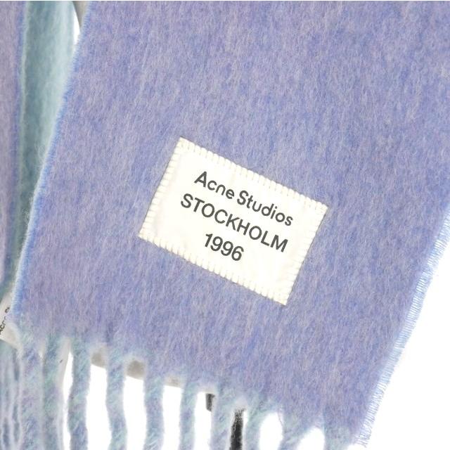 アクネ ストゥディオズ Acne Studios ロゴラベル付きフリンジスカーフ