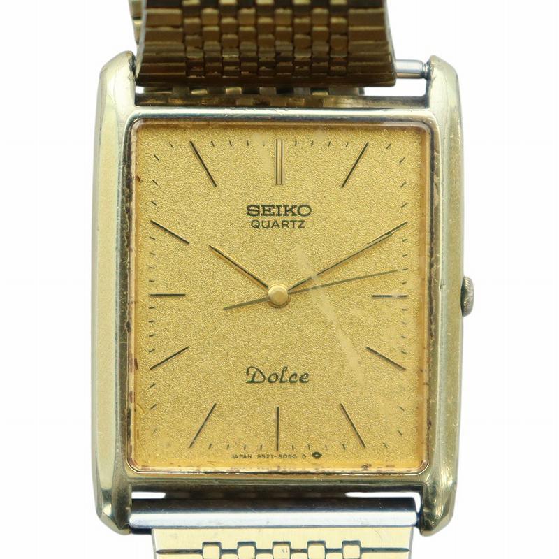 セイコー SEIKO ドルチェ DOLCE 腕時計 ウォッチ クォーツ ゴールド