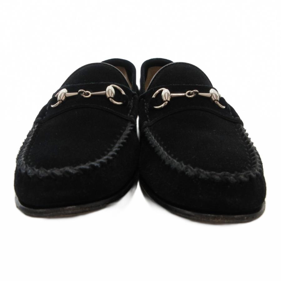 GUCCI（グッチ） ホースビットローファー モカシン スエード レザー 35