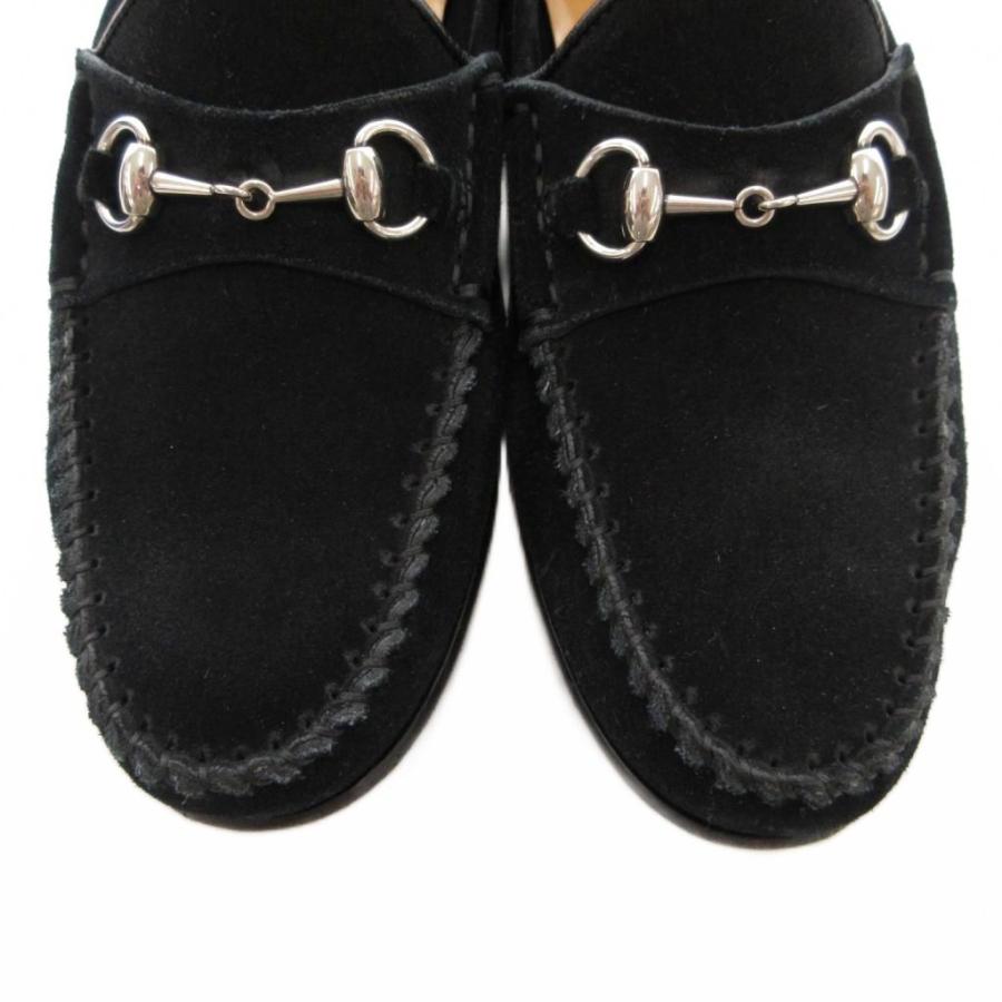 GUCCI（グッチ） ホースビットローファー モカシン スエード レザー 35