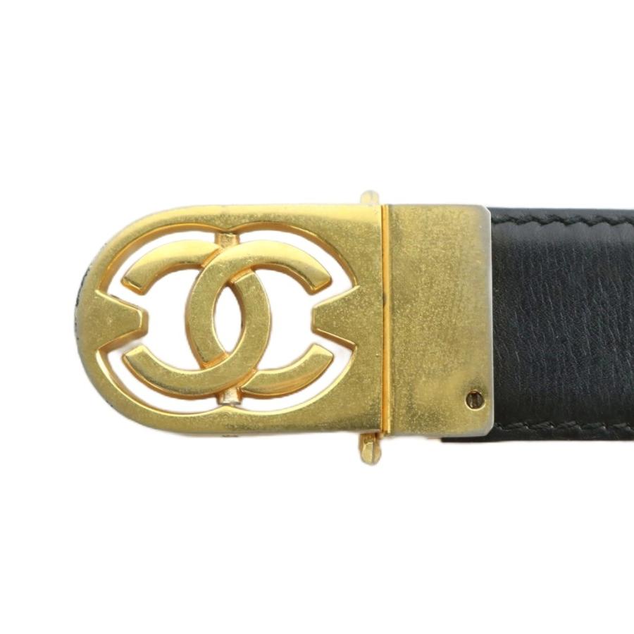 CHANEL（シャネル） ベルト バックル レザー ココマーク ゴールド金具