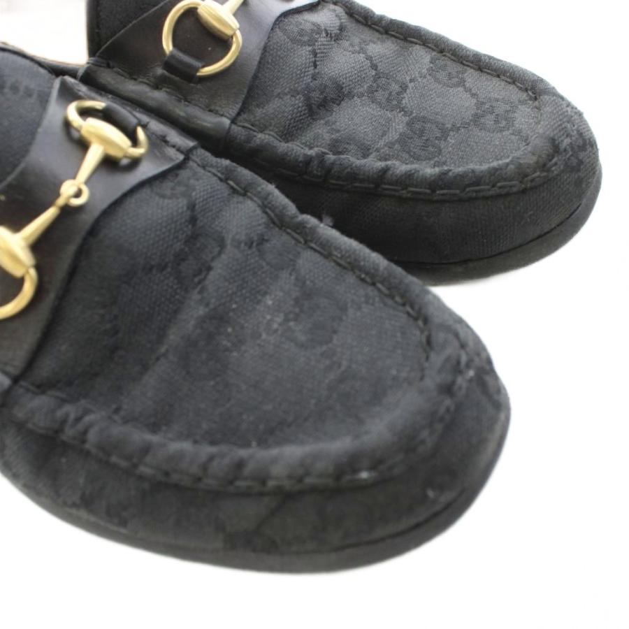 GUCCI（グッチ） GUCCI GGキャンバス ホースビット ローファー