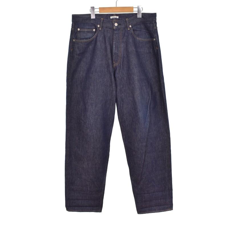 オーラリー AURALEE Hard Twist Denim Wide Pants ハードツイスト