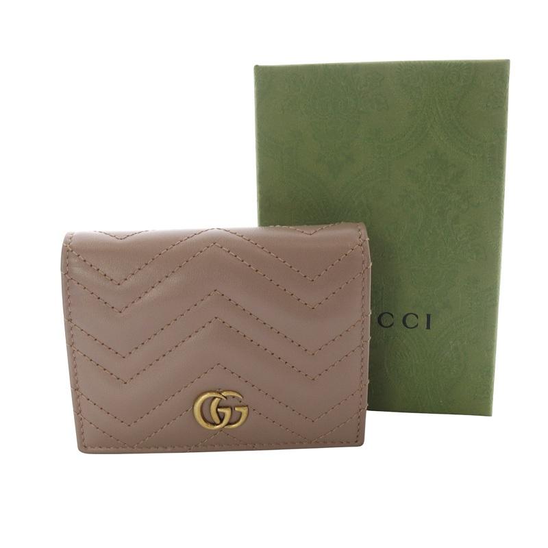 GUCCI（グッチ） ダブルG ミニウォレット 二つ折り財布 コイン&紙幣