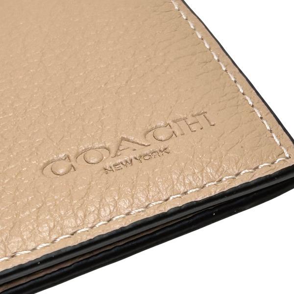 COACH（コーチ） 財布 メンズ アウトレット レザー スリム ビル