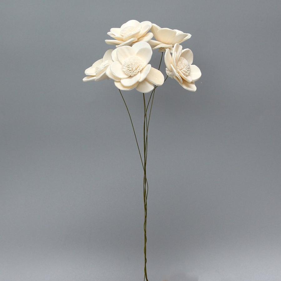 ハンドメイドフラワー 花材 即日出荷 特価 サザンカ ホワイト (在庫