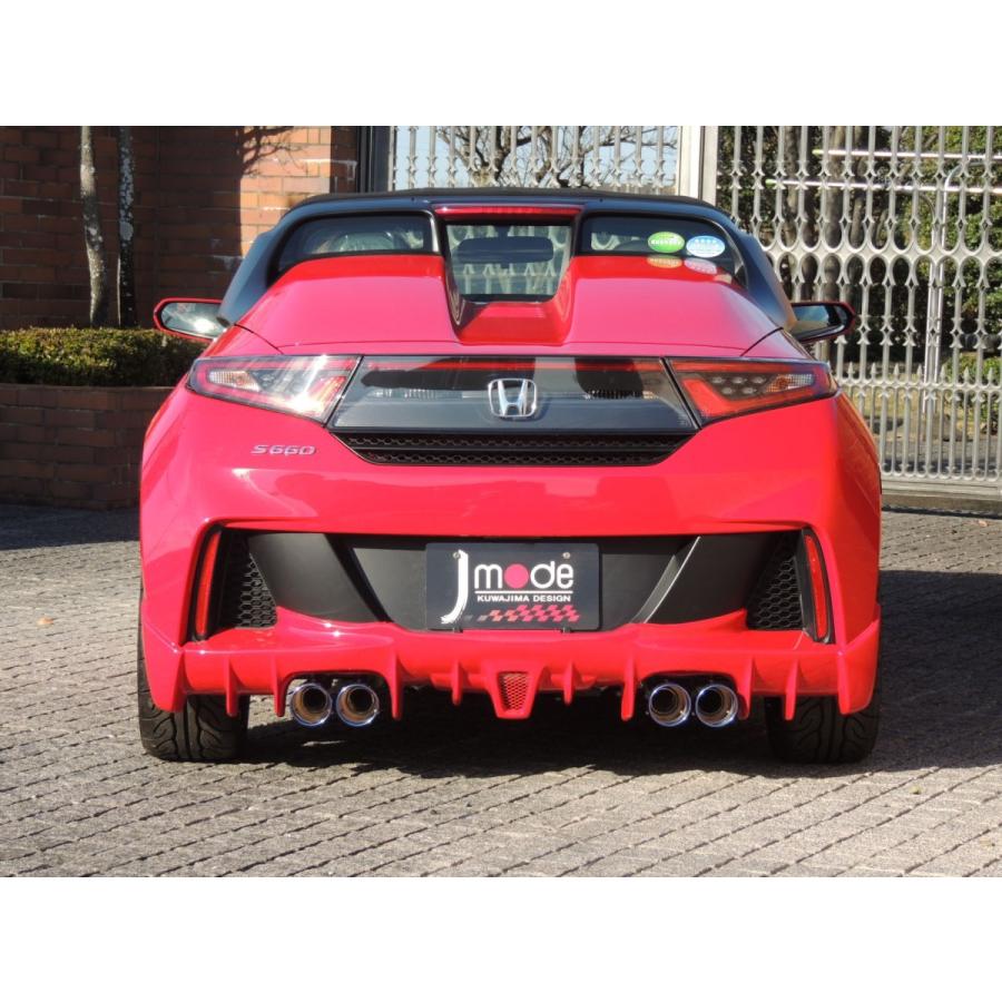Jmode ホンダ S660 JW5 ディフューザーハーフスポイラーロッソモデロ4