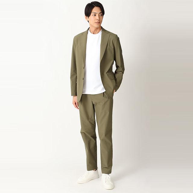 AOYAMA 【洋服の青山】メンズ オールシーズン用 グリーン系 ゼロ