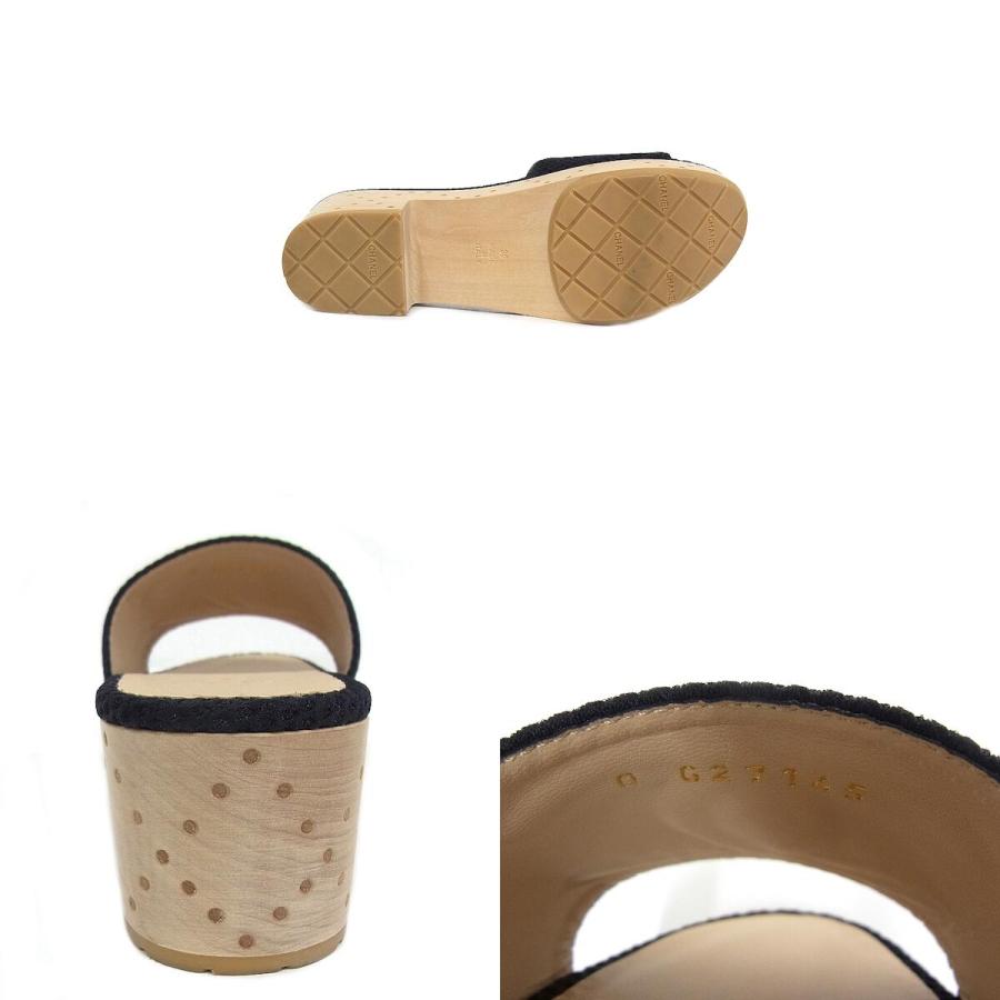 CHANEL（シャネル） サンダル ココマーク ウッドソール サイズ36 日本
