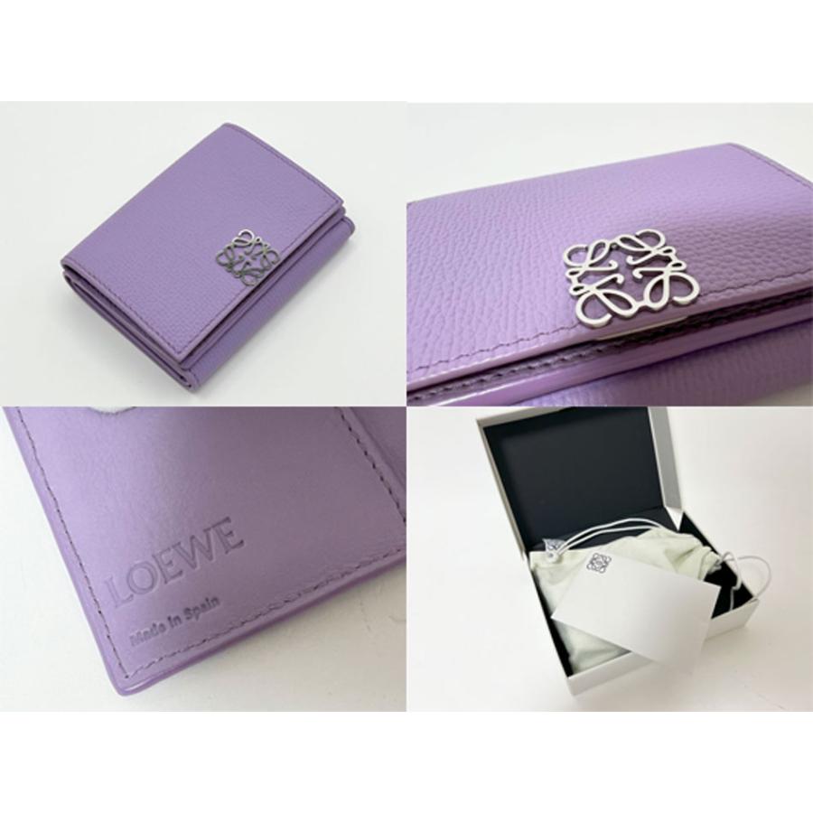 LOEWE（ロエベ） 送料無料 コンパクト 3つ折り 財布 アナグラム