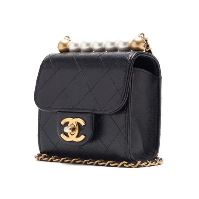 CHANEL シャネル ミニマトラッセ パール チェーンショルダー
