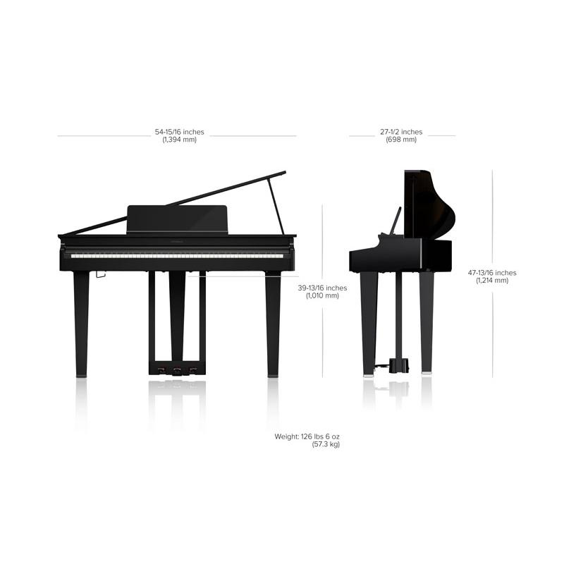 ローランド（Roland） 電子ピアノ GP-3-PES / 黒鏡面仕上げ : 山野楽器