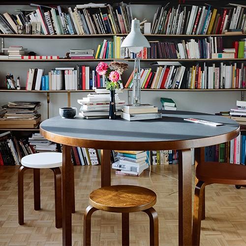 artek（アルテック） スツール 60 ウォルナット×ウォルナット（要組立