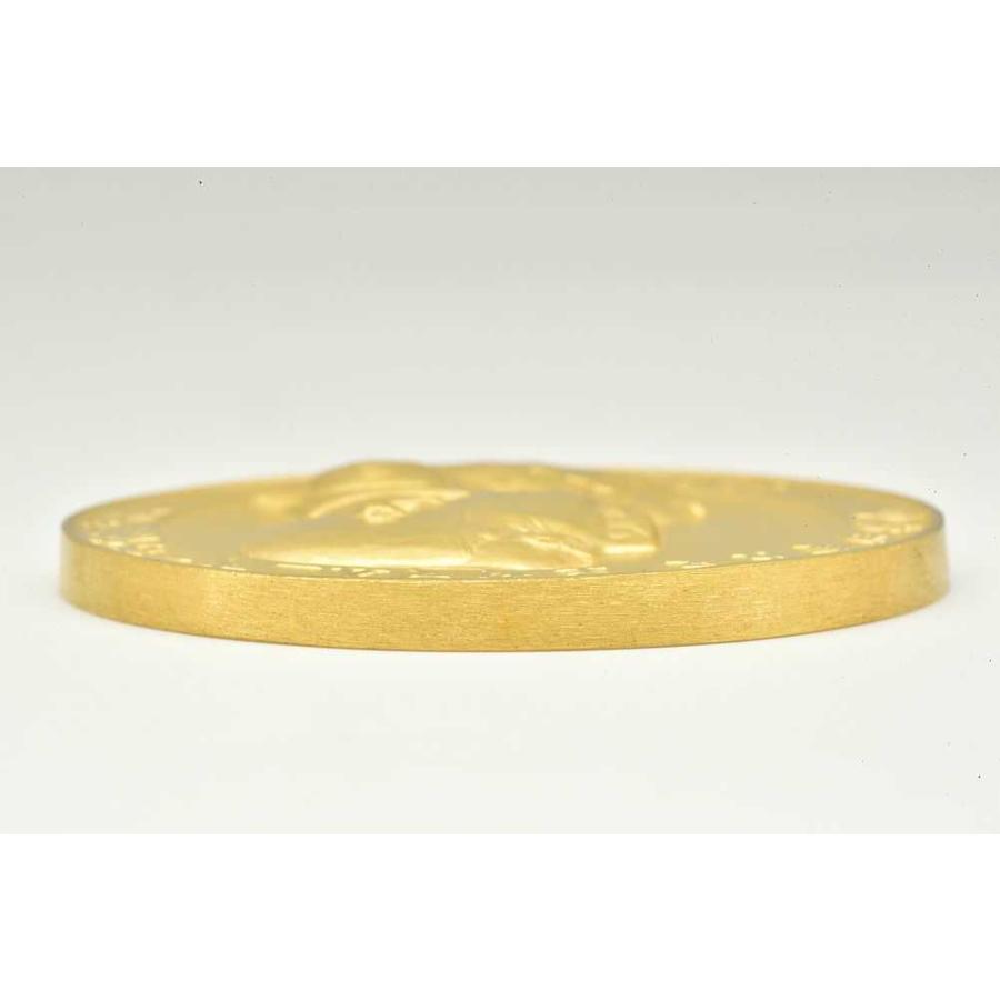 明治百年記念 明治天皇 御肖像牌 K24 純金 記念メダル 60g 桐箱付 専用