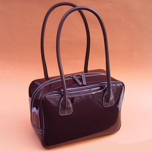 濱野皮革工藝 エナメル セレブミニボストン 銀座大和屋 HAMANO 濱野