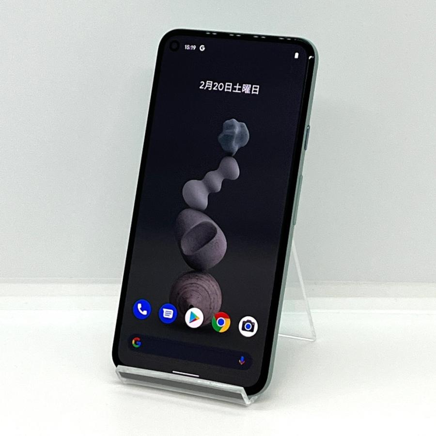 Google Pixel 【美品】Google 5 au SIMフリー 128GB／8GB Sorta Sage