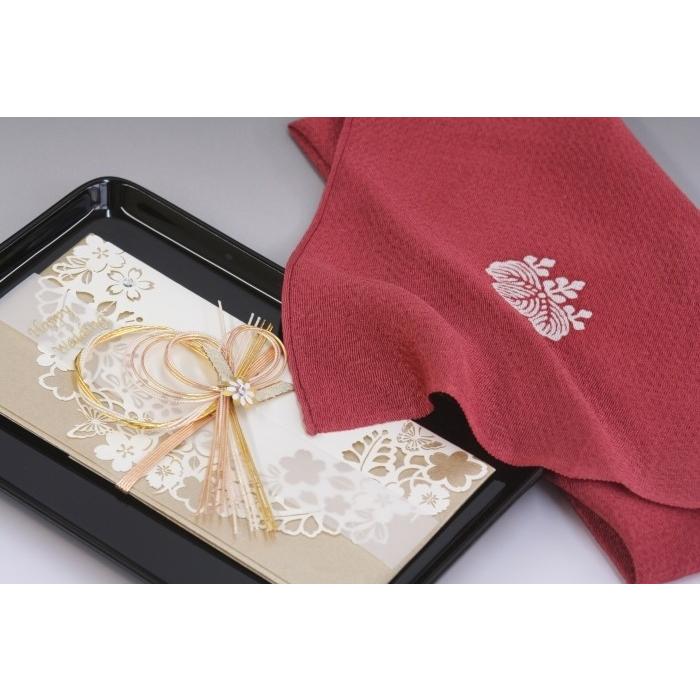 切手盆 7寸(越前塗)木製 漆塗り 漆器 黒・無地 7号 横15cm×縦21cm