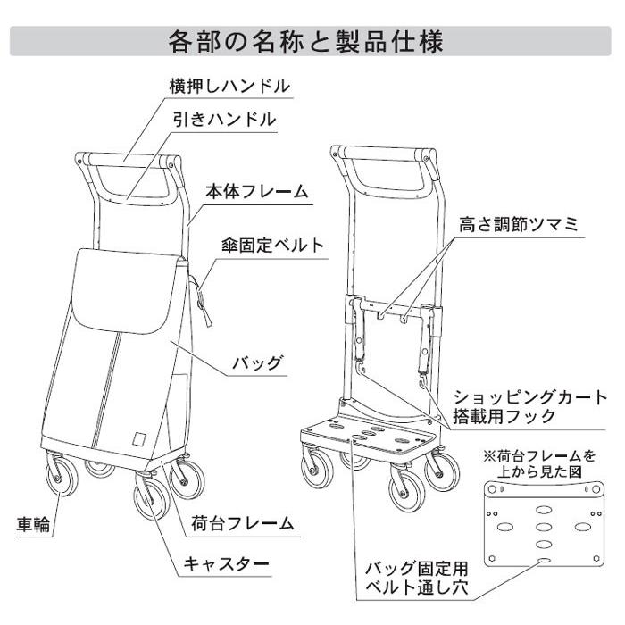 Tacaof 幸和製作所 aカート ショッピング WCC09 ショッピングカート