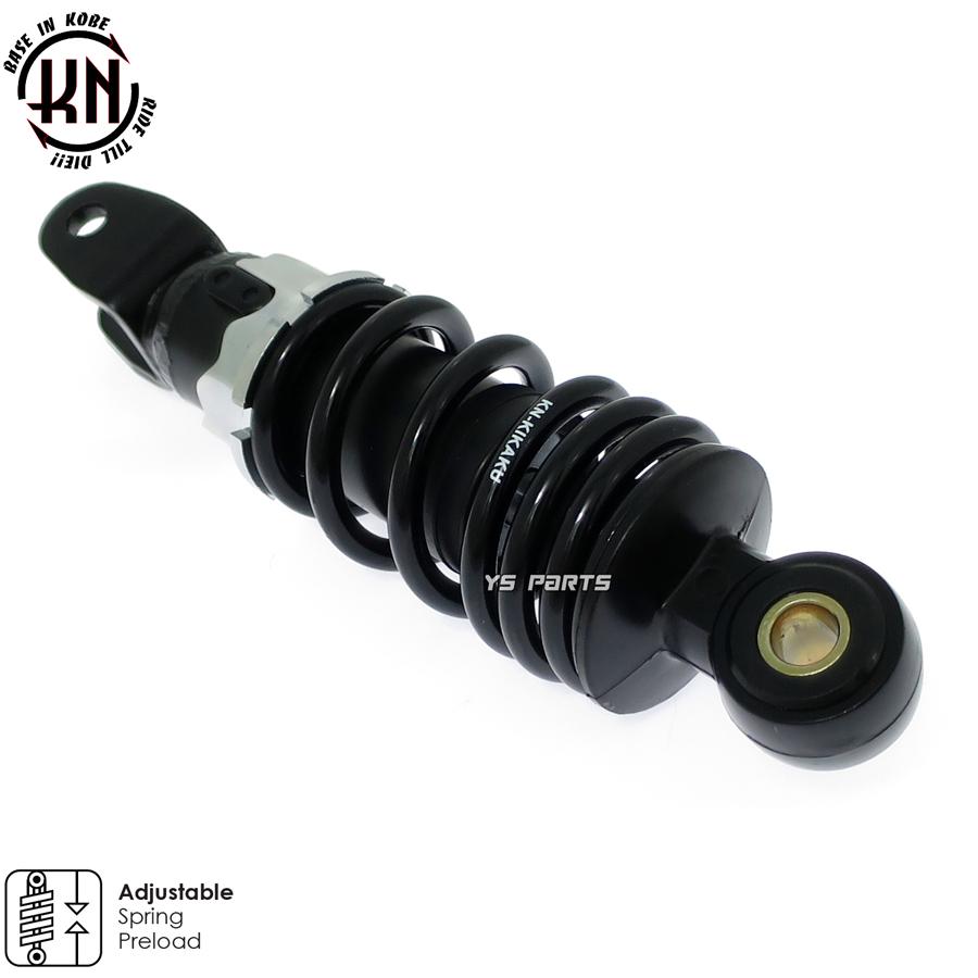 エンジンスワップにも KNローダウンリヤサス リアショック黒180mm