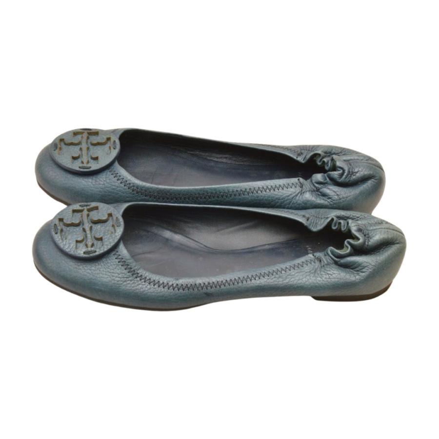TORY BURCH（トリーバーチ） フラットシューズ 7Mサイズ ネイビー