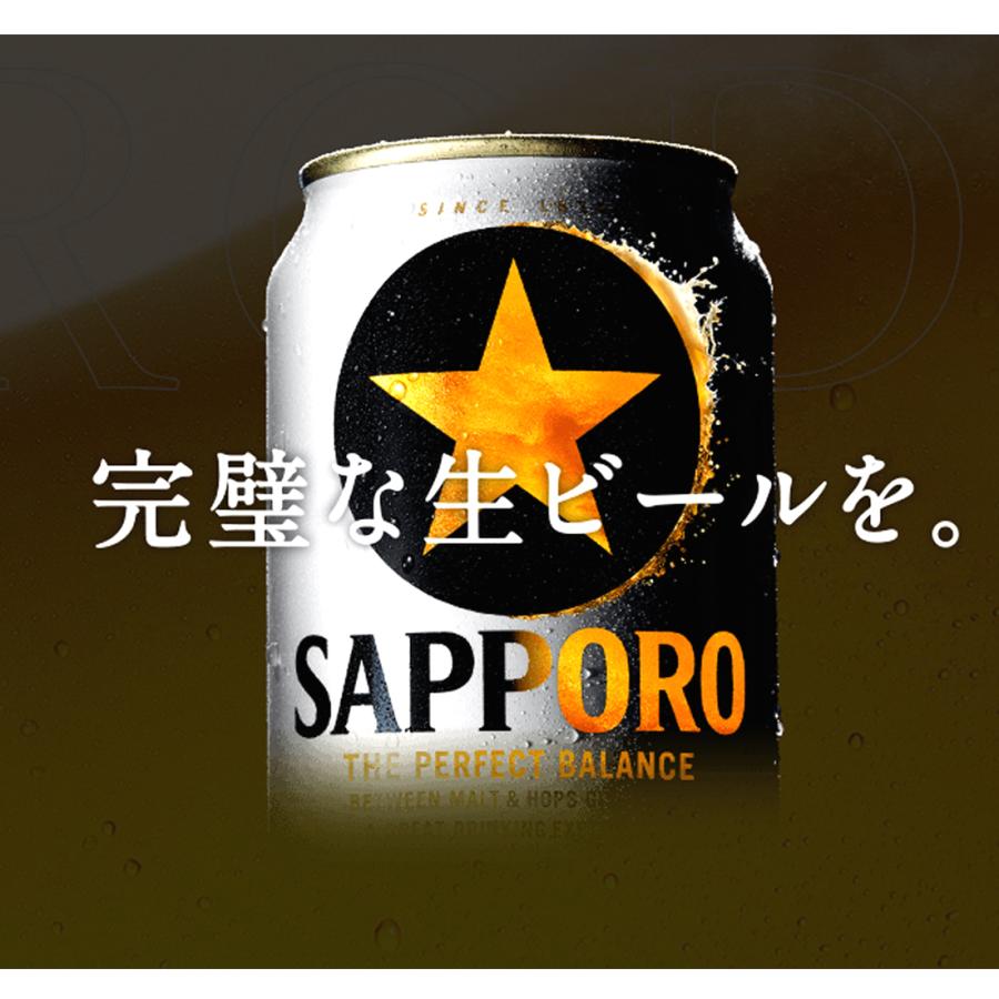 サッポロ 黒ラベル 生ビール 350ml缶 24本×2ケース （48本）送料無料